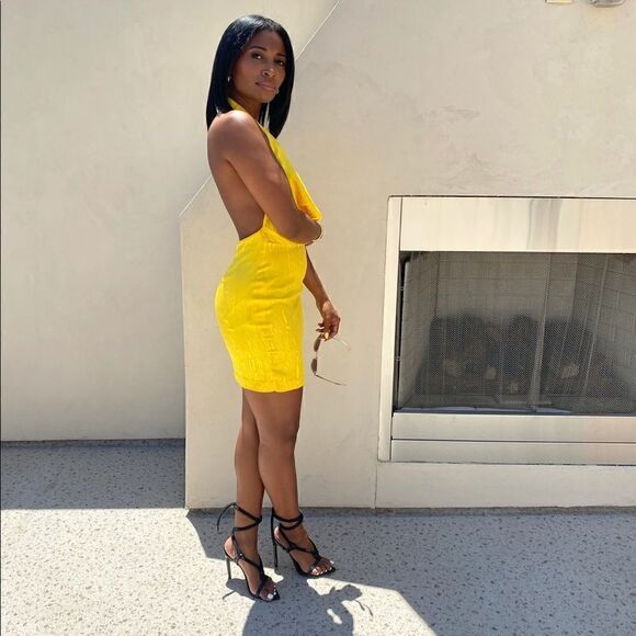 Free people x Ronny Kobo Marisa Halter Mini Dress Size S - Picture 12 of 12